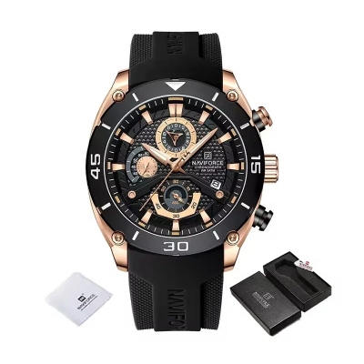 Picture of Naviforce 8038 Chronograph Men’s Watch– Black Rose