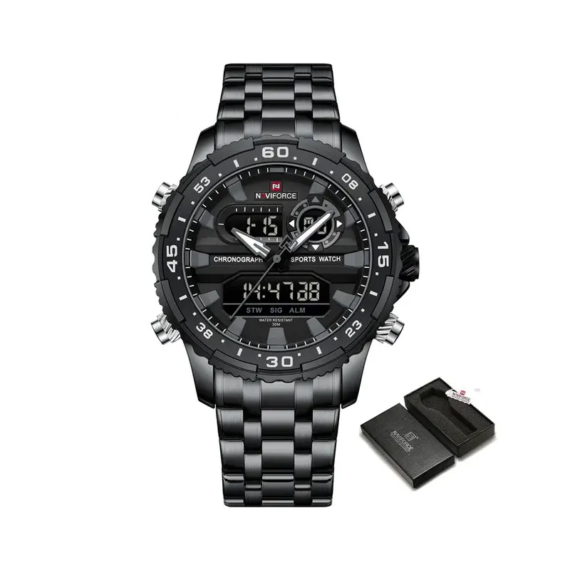 Picture of Naviforce 9234 CH Man’s Watch–Black Gray
