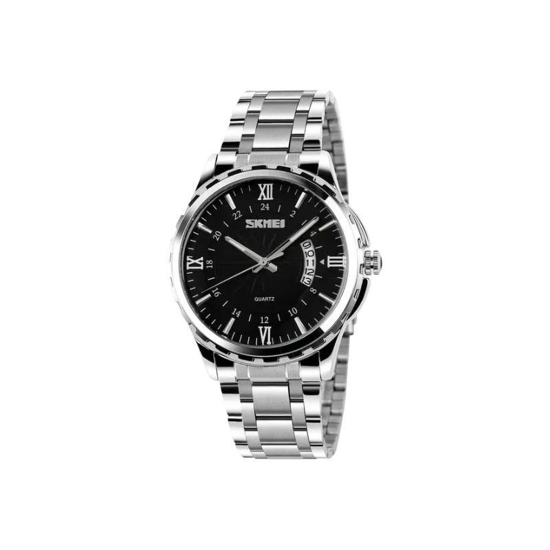 Picture of Skmei 9069 Quartz Men’s Watch-Sliver Black