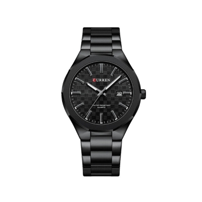 Picture of Curren Stainless Steel Analog Quartz Watch for Men (8477)-Black