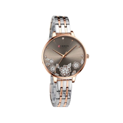 Picture of CURREN 9068 Exclusive Quartz Women’s Watch-Coffee
