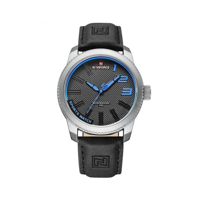 Picture of Naviforce NF9202 Casual Leather Analog Men’s Watch–Black Blue