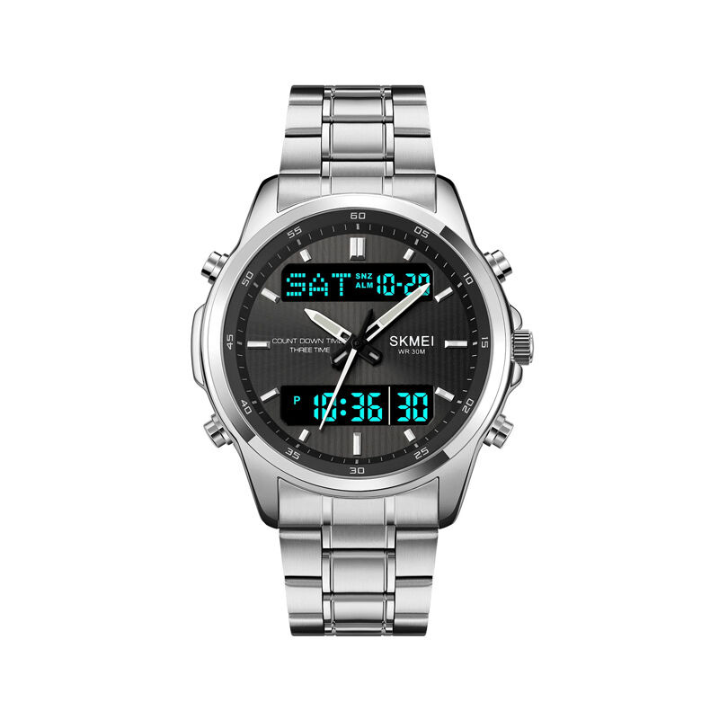 Picture of Skmei Multifunctional LED Digital Men’s Watch (2049)–Silver Black