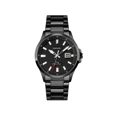 Picture of Skmei 1654 Stainless Steel Analog Men’s Watch-Black