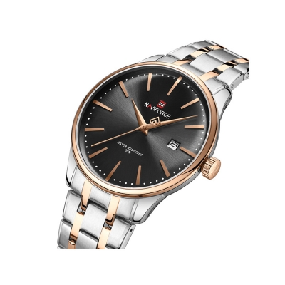 Picture of Naviforce NF9230 Gentle Flutter Men’s Watch-Silver Black & Rose Gold