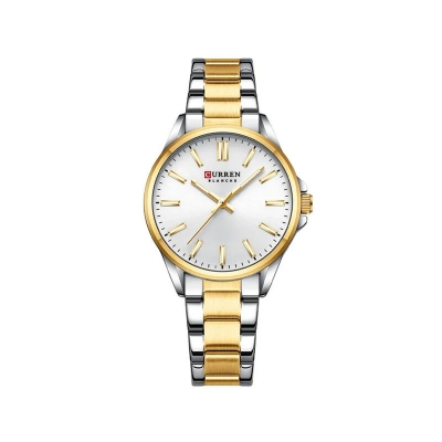 Picture of Curren High Quality Women’s Watch (9090)-Gold & Sliver