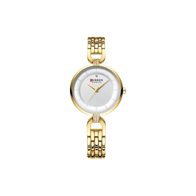 Picture of Curren C9052GLD Golden White Dial Women’s Watch