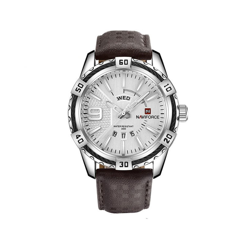Picture of Naviforce NF9117 Casual Quartz PU Leather Men’s Watch–Grey