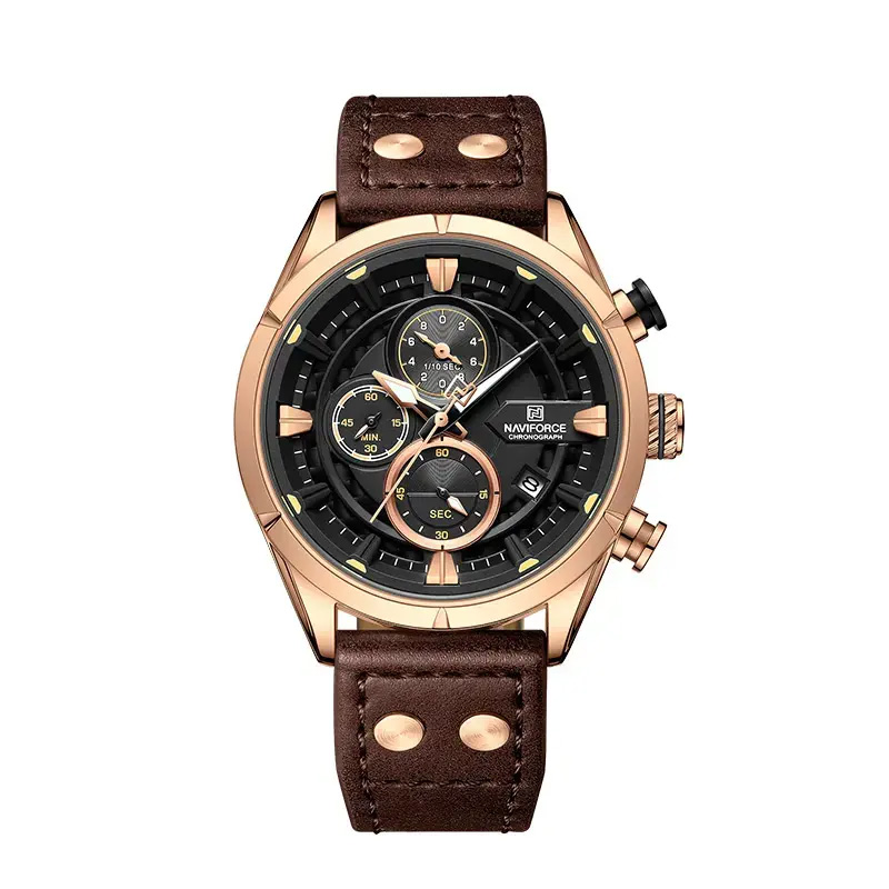 Picture of Naviforce 8045 Quartz Men’s Watch-Dark Brown