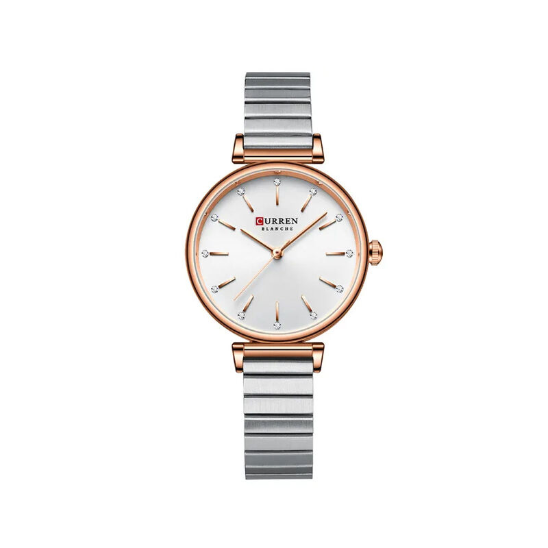 Picture of Curren Stainless Steel Analog Women’s Watch (9081)-Silver Rose Gold