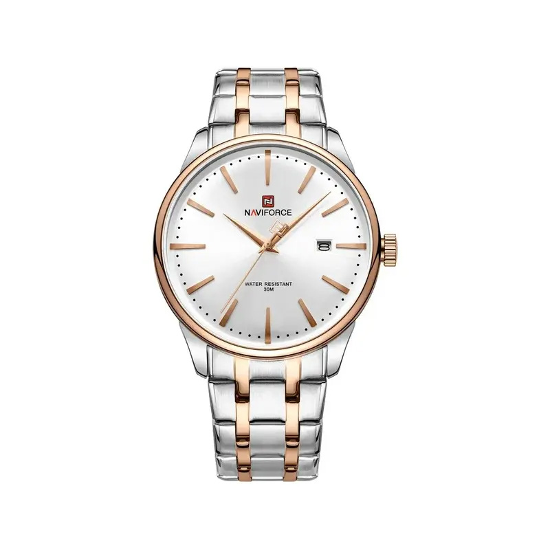 Picture of Naviforce 9230 Gentle Flutter Men’s Watch-Sliver Rose Gold