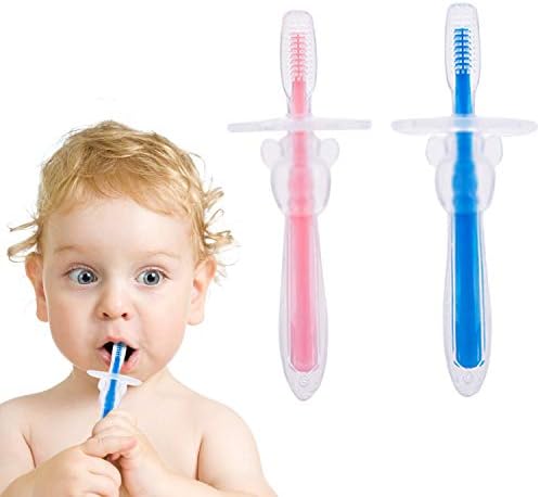 Picture of High Quality Food Grade Silicone Soft Kids Teether Training Toothbrushes Infant Toothbrush
