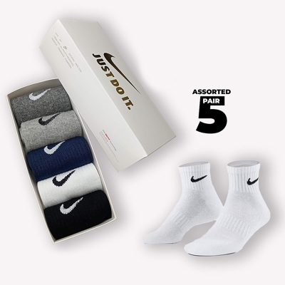 Picture of High Quality Cotton Socks -Mid Crew -Everyday Essential -Unisex - 5 Pair