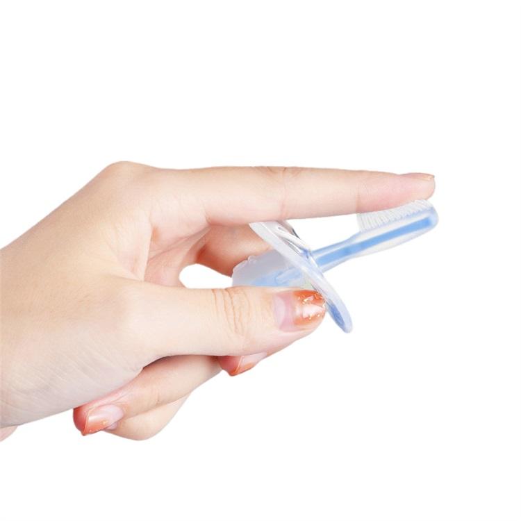Picture of High Quality Food Grade Silicone Soft Kids Teether Training Toothbrushes Infant Toothbrush
