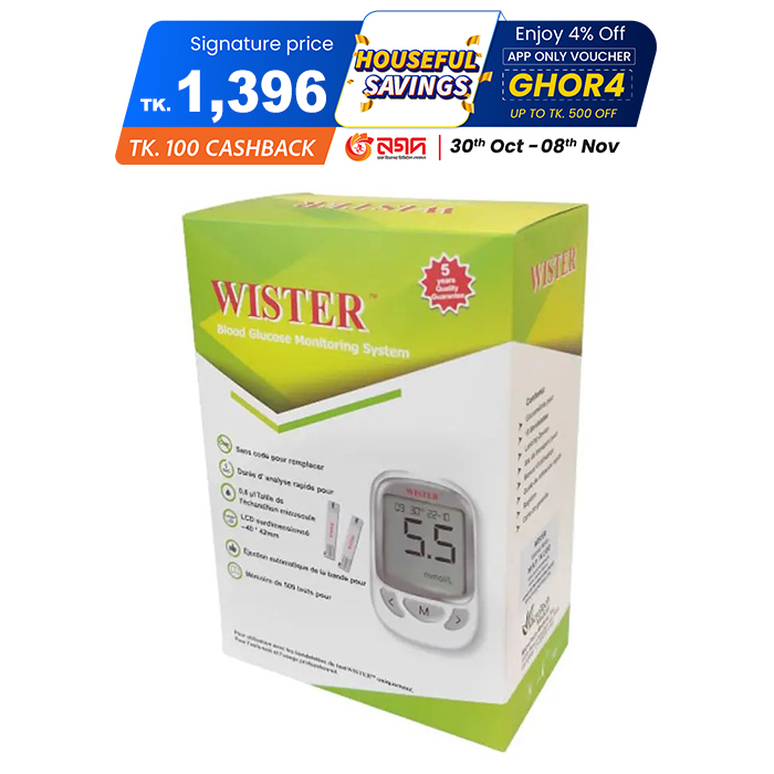 Picture of wister blood glucose test matar