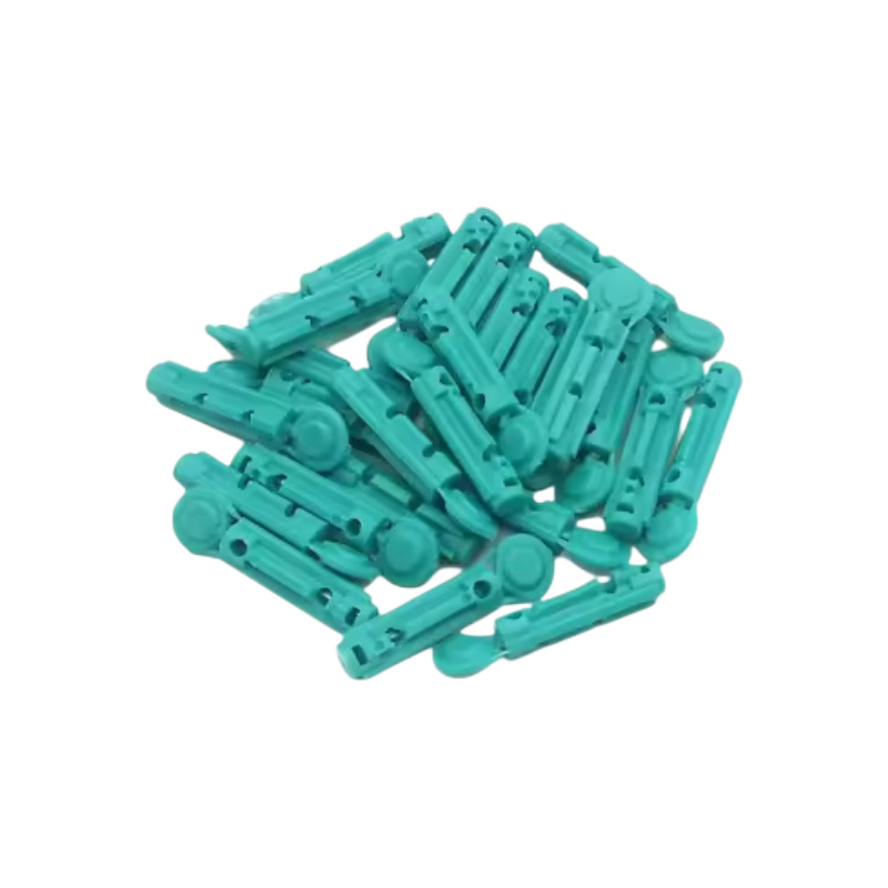 Picture of 100PCS Per BOX Blood Glucose Sterile Lancet With Scure Cap Blood Glucose Meter Accessories 28G