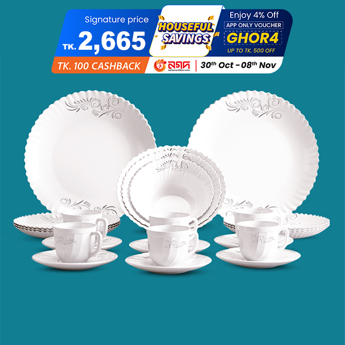 Picture of 27 Pcs Dinner Set-Opalflora