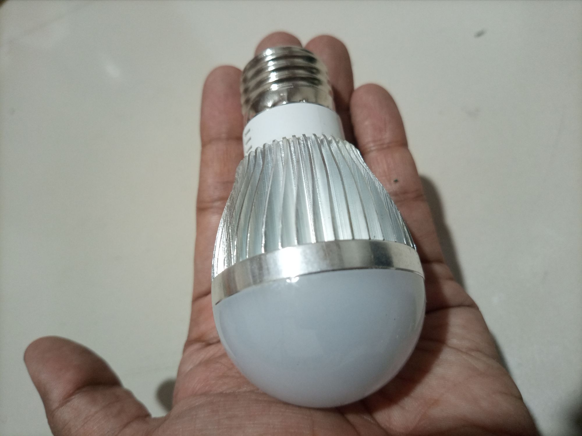 Picture of China High Power LED Light Bulb High Quality Heatsink base 3W-Warm White