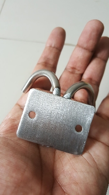 Picture of Coat Hook Double Leg (01 Pcs), Wall Hangers Hook  (With 2pcs Screw & 2pcs Royal Plug)