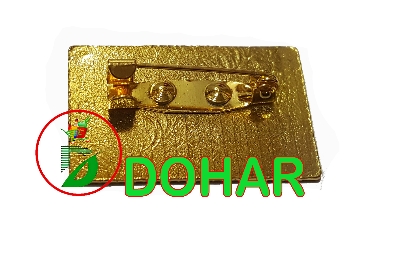 Picture of Bangladesh Flag Rectangular Coat Pin/ Hijab Pin Brooches (01 pcs)