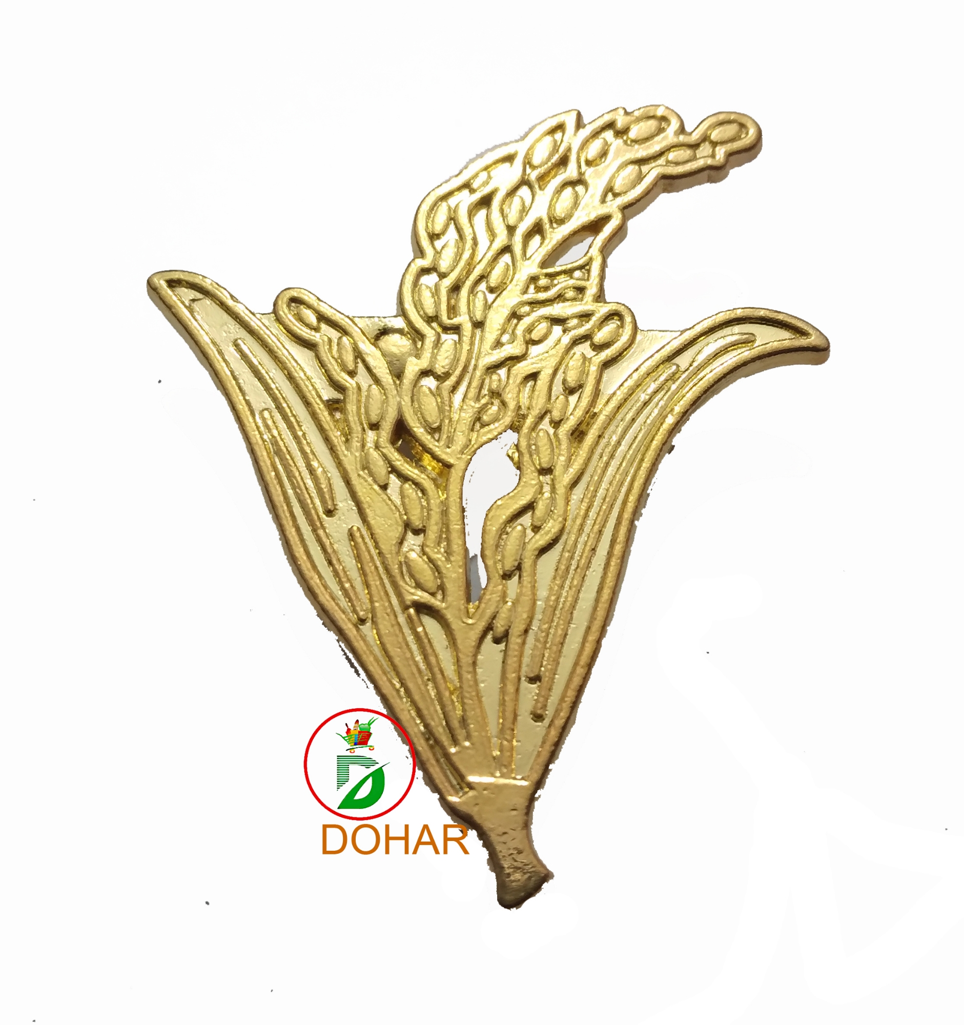 Picture of Golden Paddy Coat Pin/ Hijab Pin Brooches (01 Pcs)