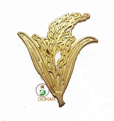 Picture of Golden Paddy Coat Pin/ Hijab Pin Brooches (01 Pcs)
