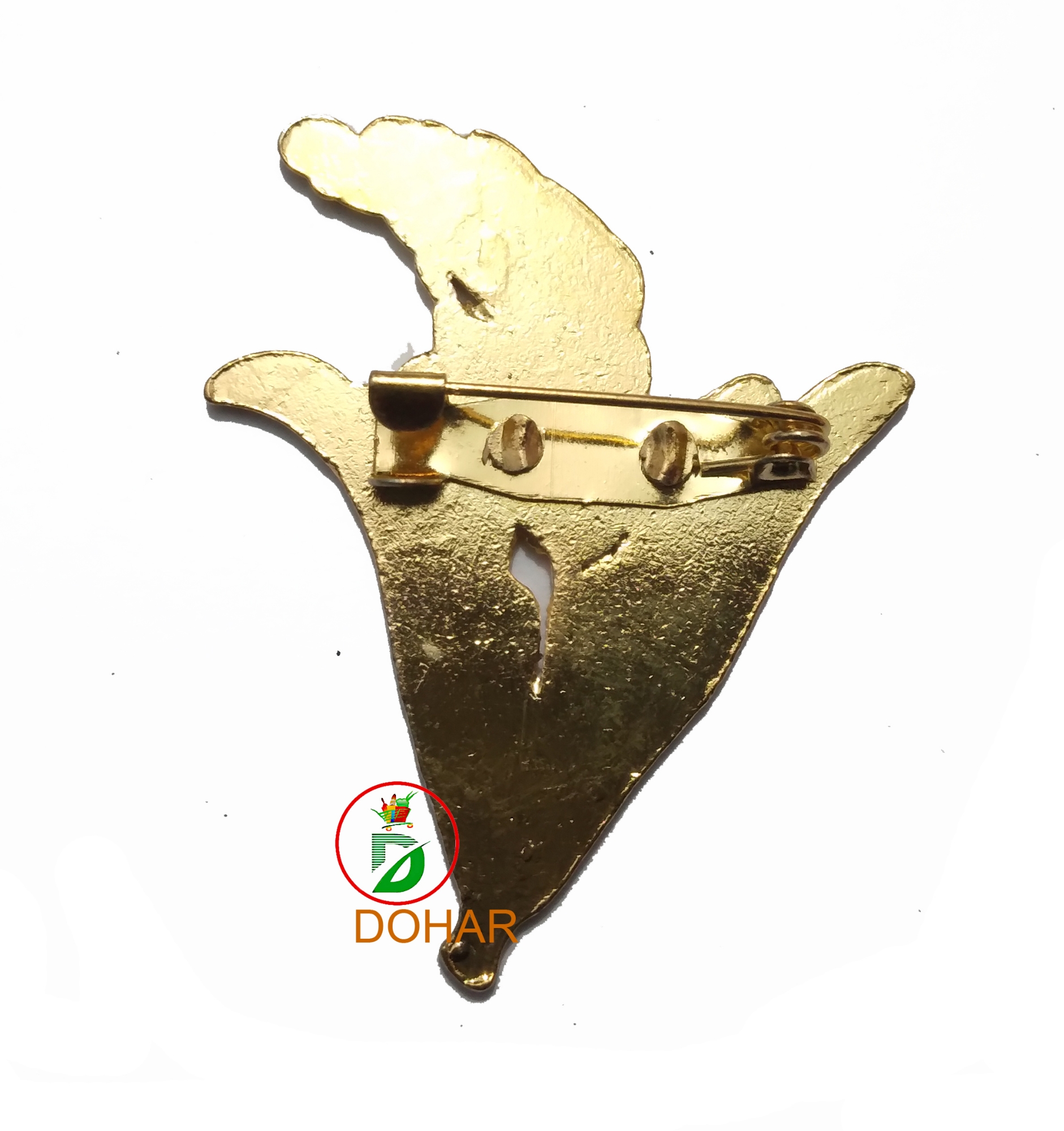 Picture of Golden Paddy Coat Pin/ Hijab Pin Brooches (01 Pcs)