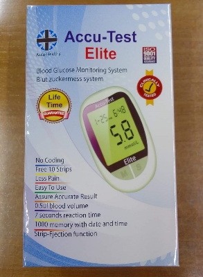 Picture of Accu Test Elite – Blood Glucose Monitor Made in Korea 