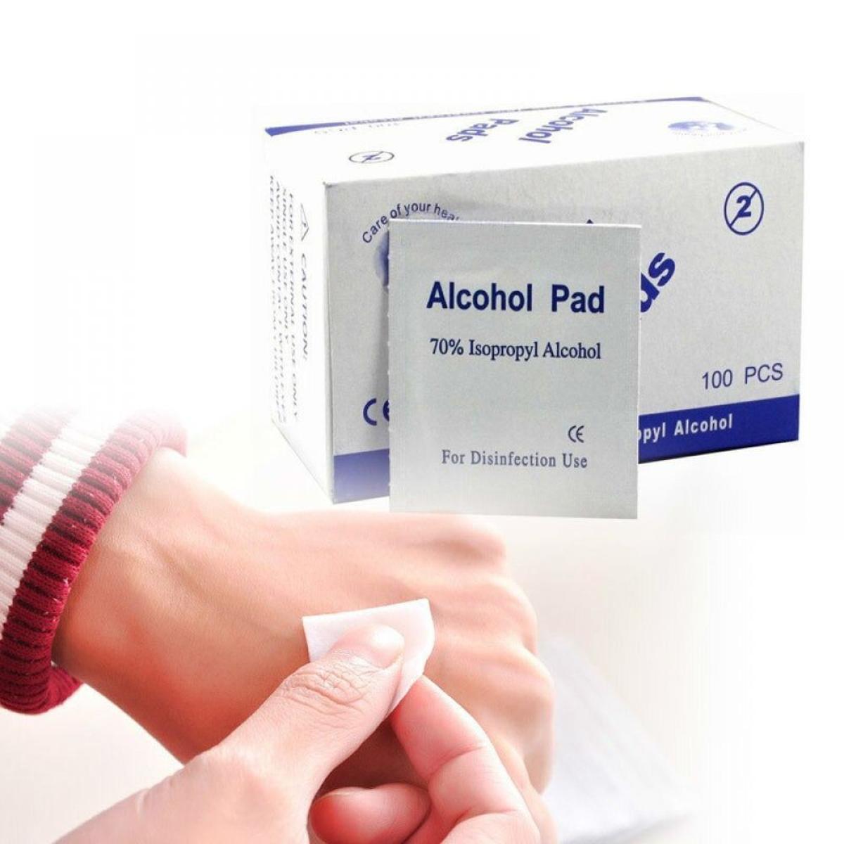 Picture of Alcohol Pad Premium Swabs And Extra Wet- 1 Box 100 pcs