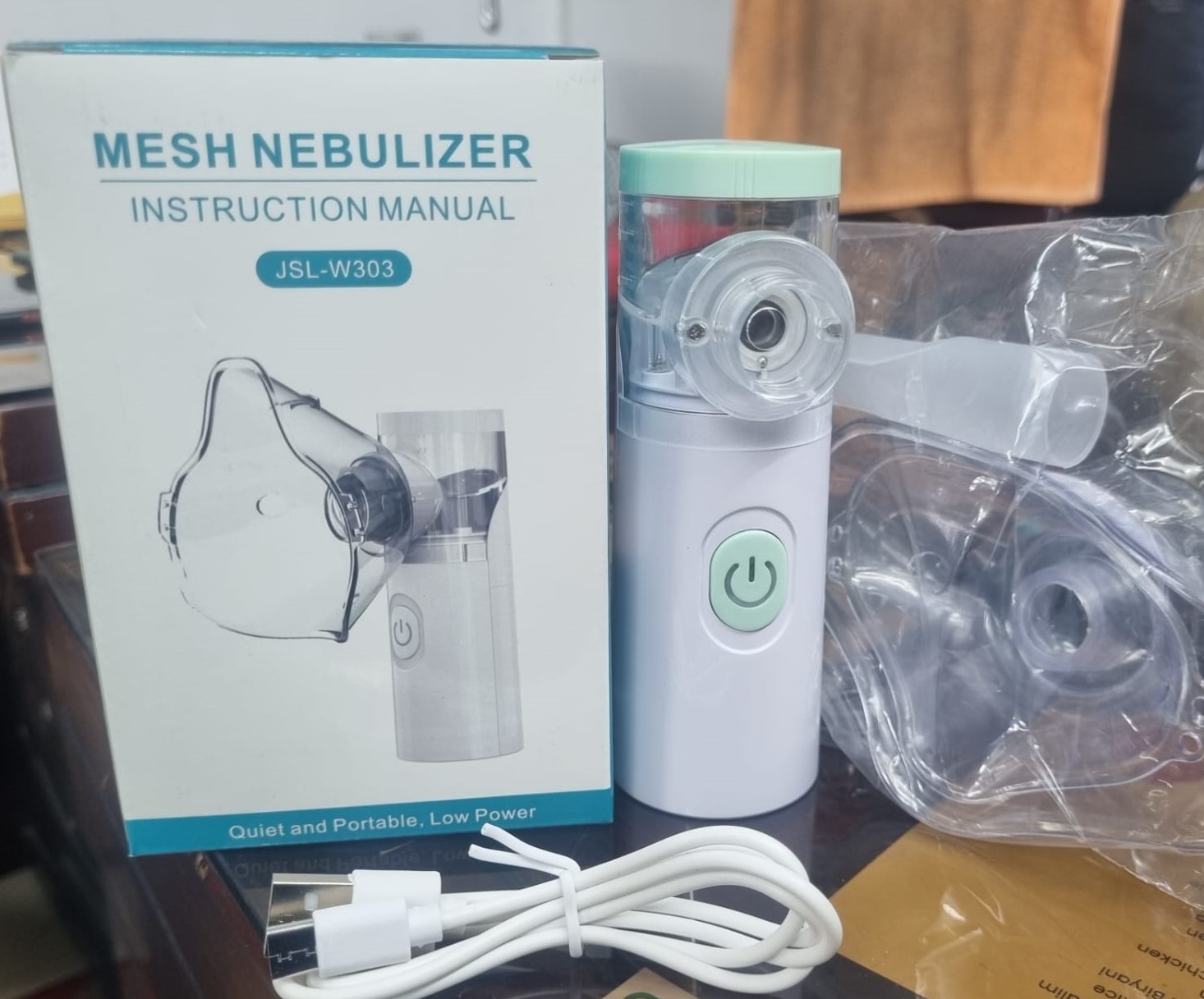 Picture of Mesh Nebulizer | Quiet and Portable, Low Power | JSL-W303