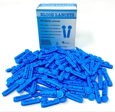 Picture of Blood Lancets Needle for Blood Glucose Meter-100 Pieces,1box