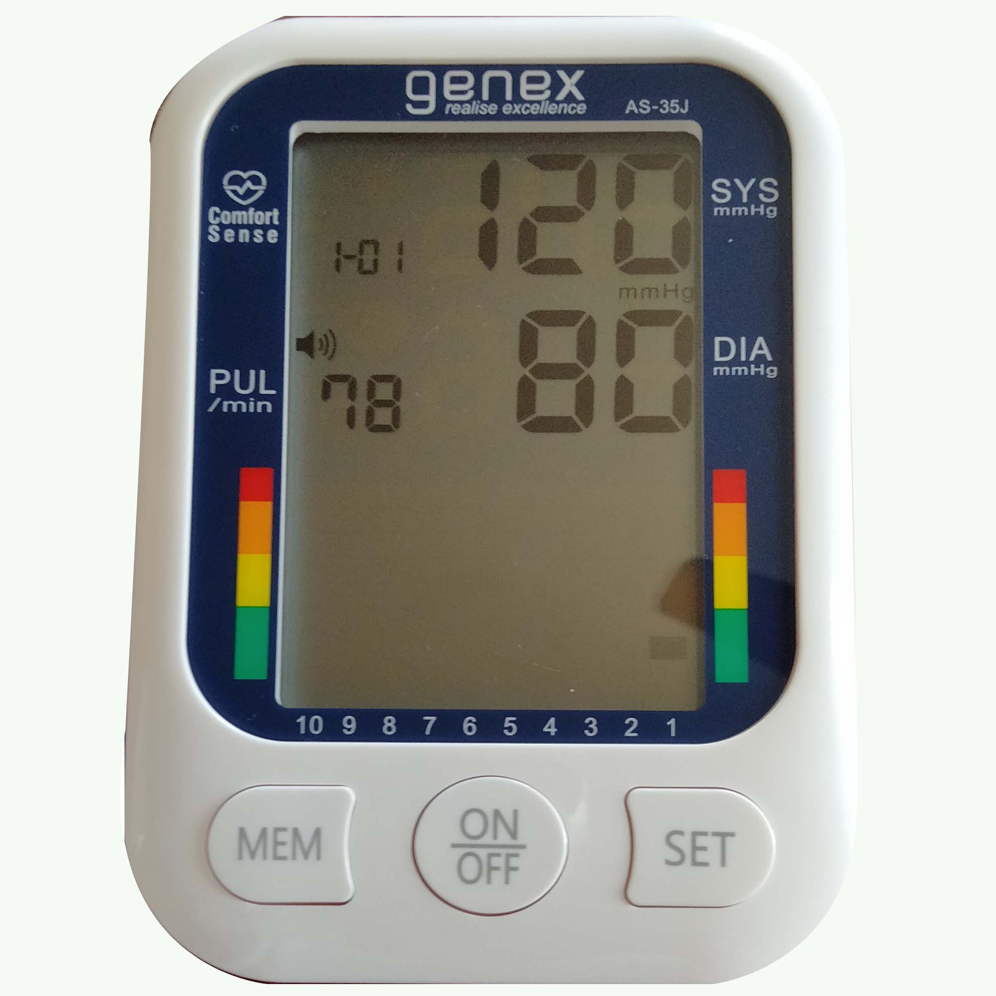 Picture of Genex AS35J Full Automatic Digital Blood Pressure Monitor Bp machine set with 2 years guaranty