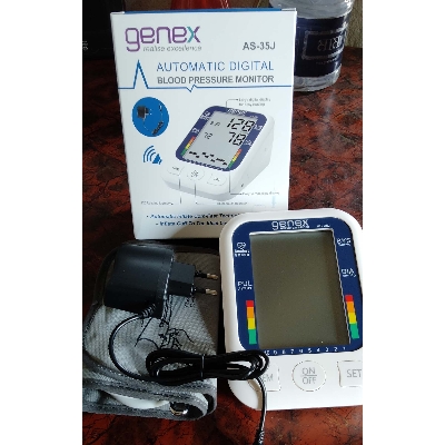 Picture of Genex AS35J Full Automatic Digital Blood Pressure Monitor Bp machine set with 2 years guaranty