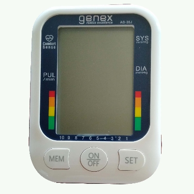 Picture of Genex AS35J Full Automatic Digital Blood Pressure Monitor Bp machine set with 2 years guaranty