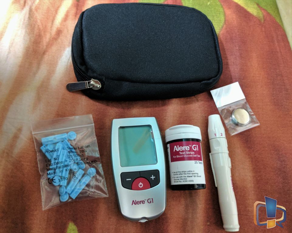 Picture of G1 Advance blood glucose Monitoring System with 10 test strips