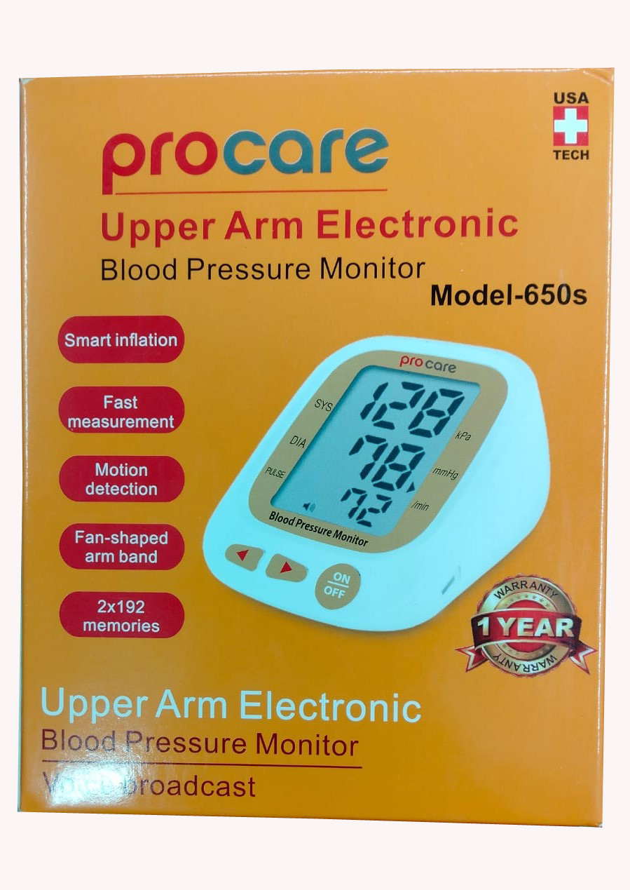 Picture of ProCare 650S Upper Arm Digital Blood Pressure Monitor Bp Machine