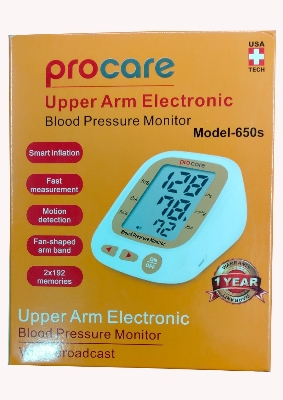 Picture of ProCare 650S Upper Arm Digital Blood Pressure Monitor Bp Machine