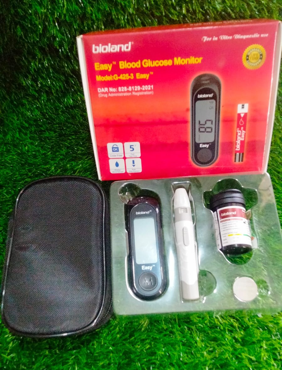 Picture of Bioland Easy Blood Glucose Monitor. Model: G-425-3 Easy