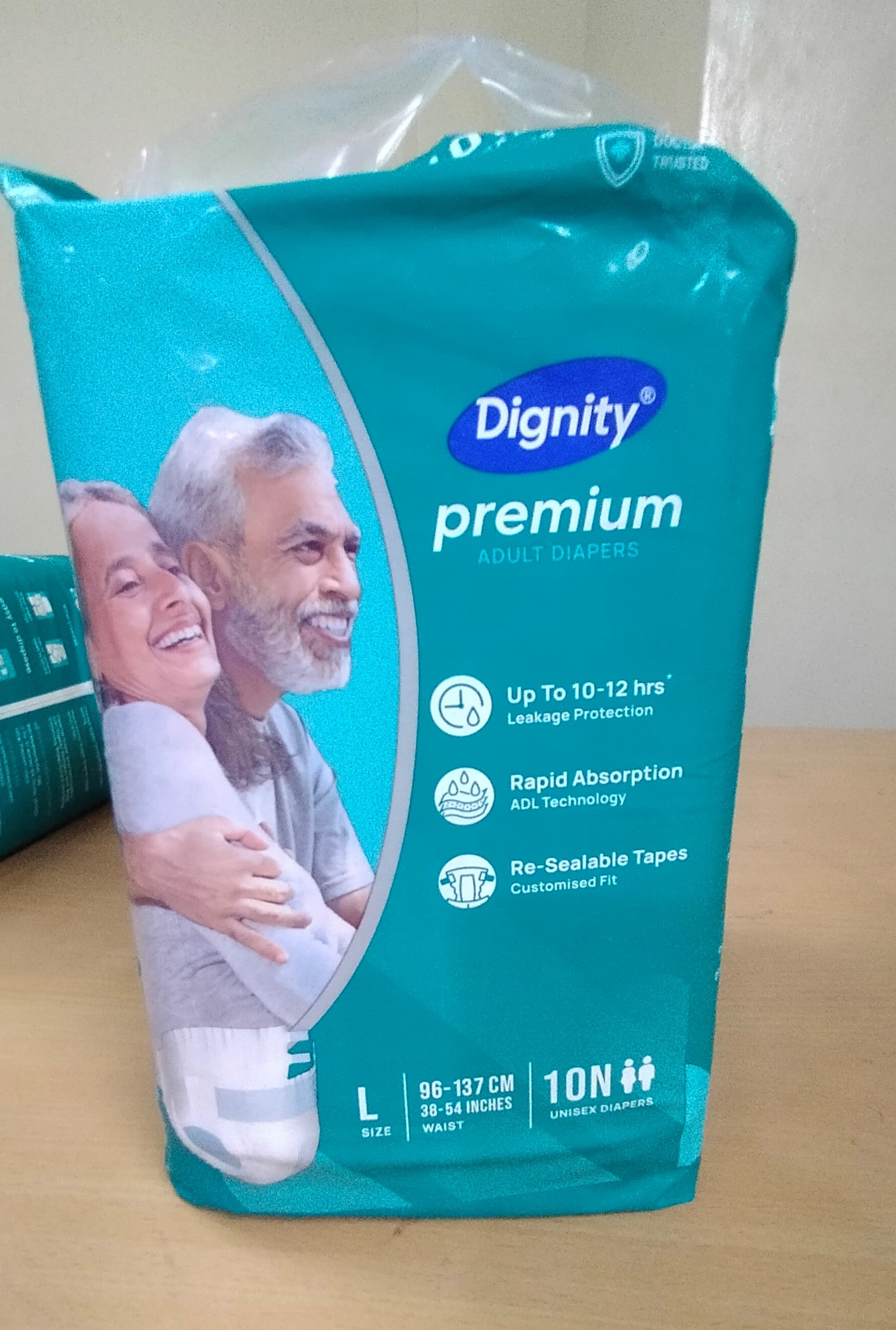 Picture of Dignity Premium Magna Adult Diapers M,L (5-12kg) -10 Pcs