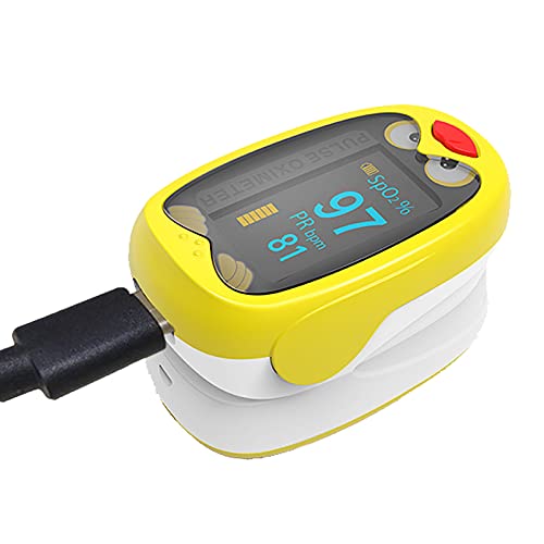 Picture of Baby Finger Pulse Oximeter Pediatric Oximeter SpO2 PR OLED Rechargeable