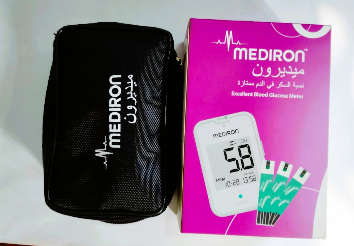 Picture of Mediron Blood Glucose Test Strip with 10 pcs strip