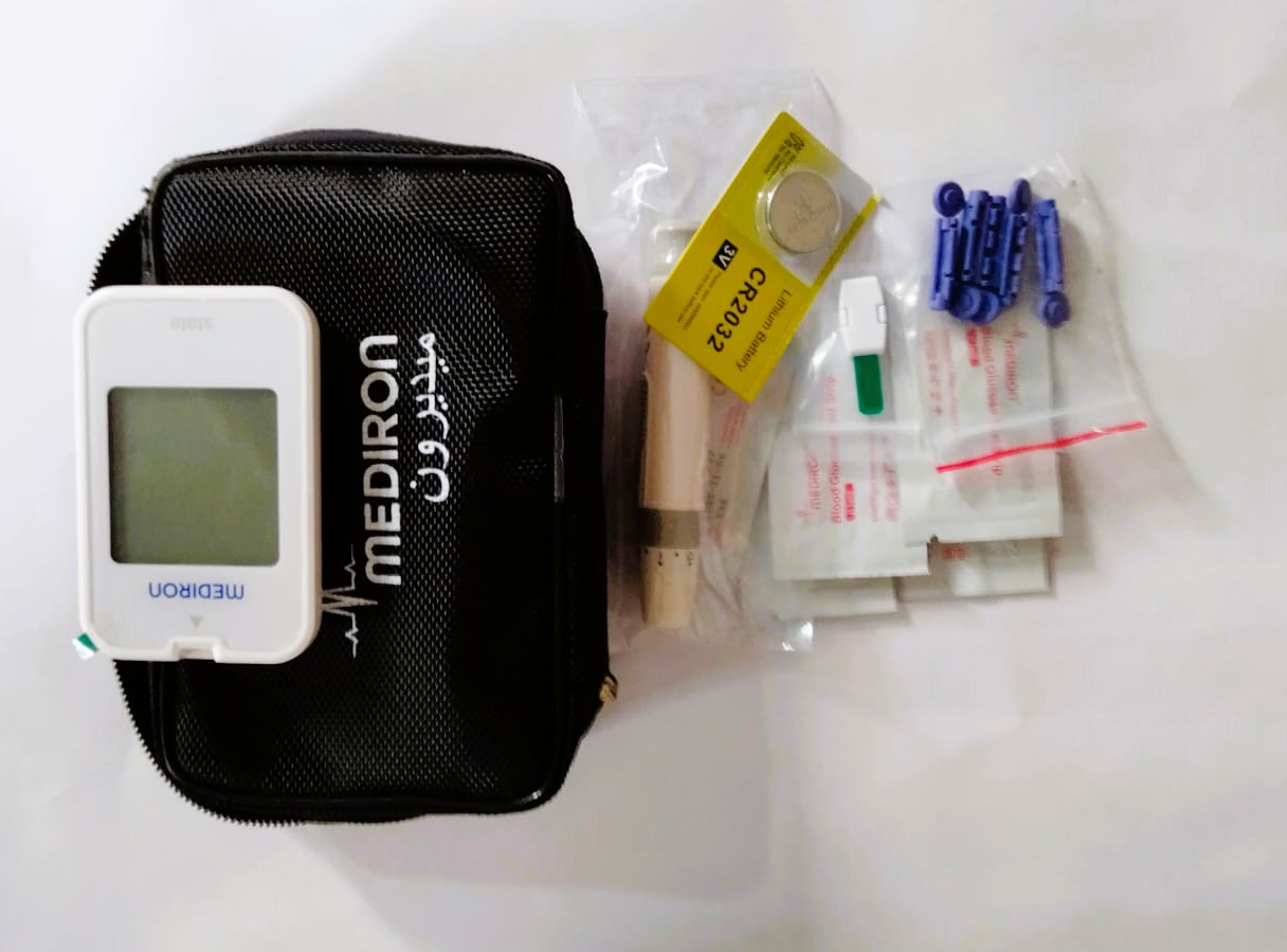 Picture of Mediron Blood Glucose Test Strip with 10 pcs strip