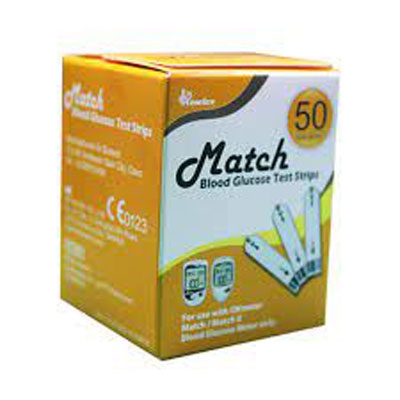 Picture of Ok Match Meter Strips 50 Pcs 1 Box