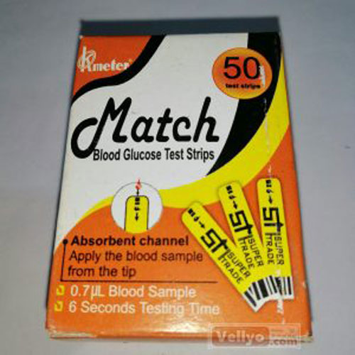 Picture of Ok Match Meter Strips 50 Pcs 1 Box