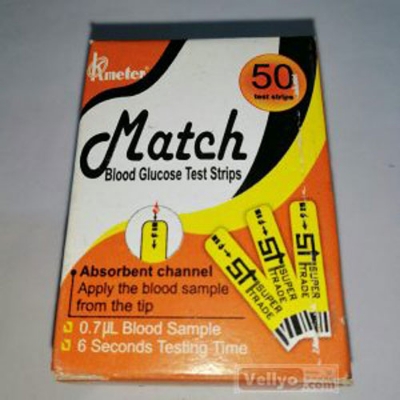 Picture of Ok Match Meter Strips 50 Pcs 1 Box