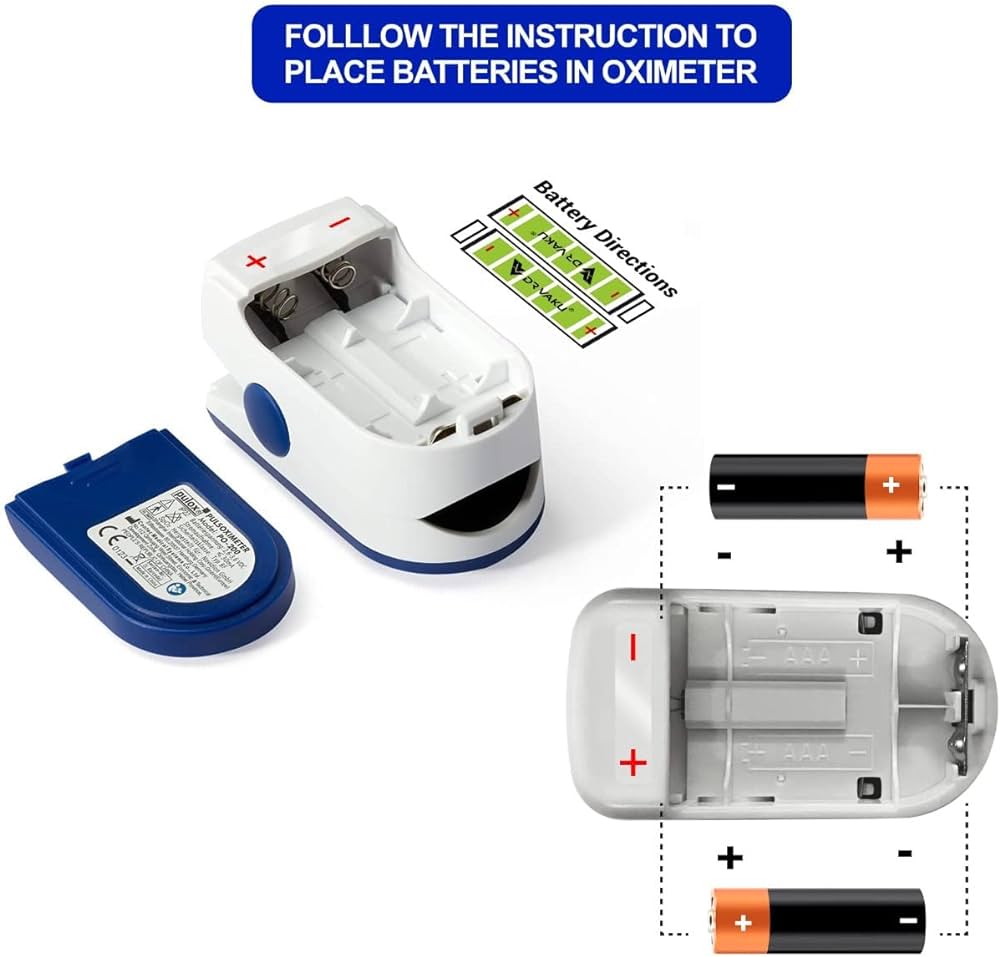 Picture of Pulse Oximeter Fingertip And thermometer Combo Offer Oximeter
