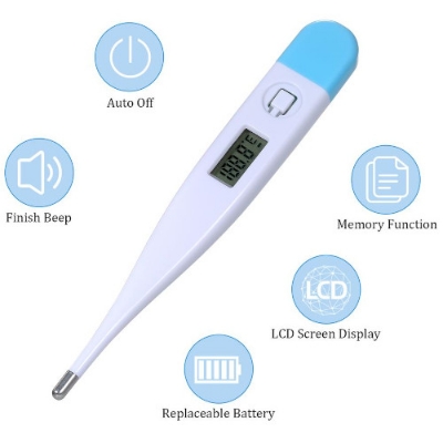 Picture of Pulse Oximeter Fingertip And thermometer Combo Offer Oximeter