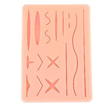 Picture of Reusable Surgical Medical Practice Traumatic Simulation Wounds Training Teaching Model Suture Kit Pad Silicone Fake Skin Suture