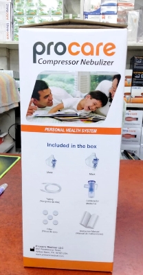 Picture of Procare Compressor Nebulizer (Blue) With Adult And Child Mask