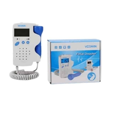 Picture of VCOMIN FD210C Rechargable Fetal Doppler Baby Monitor LCD color Display Portable Baby Heart Rate Monitor With 1pcs  Gell free